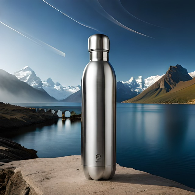 Steel water bottle 